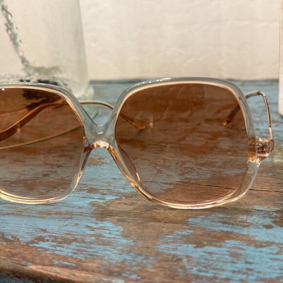 Velvet Canyon Disco Inferno Sunglasses in Peach - Picture 1 of 7